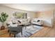 Comfortable living room with a large window offering natural light and scenic views at 1270 Berea Dr, Boulder, CO 80305