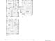 Multi-level floorplan with primary bedroom, kitchen, dining, living areas, and utility spaces layout with dimensions at 1715 Alkire St, Golden, CO 80401