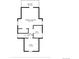 Floor plan showing the layout of the primary bedroom, bathroom, and balcony on the upper level at 3375 W 37Th Ave, Denver, CO 80211