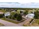 Sprawling property featuring a home, detached garage, and fenced yard in a wooded community at 5685 Columbine Ridge Rd, Elizabeth, CO 80107