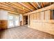 Unfinished basement featuring access to the exterior at 5685 Columbine Ridge Rd, Elizabeth, CO 80107