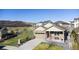 Charming single-Gathering home with a welcoming front porch, stone accents, and an attached garage at 5996 Sun Mesa Cir, Castle Rock, CO 80104