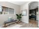 Modern kitchen features stainless steel appliances and dark cabinetry at 154 W Bayaud Ave, Denver, CO 80223