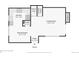 Floor plan showcasing the layout of the first floor and its rooms with dimensions at 3800 S Genoa Cir # C, Aurora, CO 80013