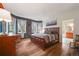 Comfortable bedroom featuring large windows and stylish decor at 236 E Fair Ln, Centennial, CO 80121