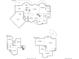 Detailed floor plan showcasing the layout of the main, upper, and walkout levels of the property at 30544 The Golf Club Point, Evergreen, CO 80439