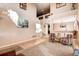 Spacious living room featuring high ceilings, hardwood floors, and modern decor at 20341 E 48Th Pl, Denver, CO 80249