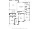 Second-floor floor plan showcasing a primary bedroom, three additional bedrooms, and two bathrooms at 8489 S Quay St, Littleton, CO 80128