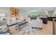 Open-concept living room connected to the dining area, featuring modern furnishings and decor at 794 W Elati Cir, Littleton, CO 80120