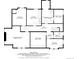 Detailed floor plan of the basement level showing the layout of the recreation spaces, workshop, and laundry room at 1317 Birch St, Denver, CO 80220
