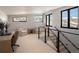 Open loft area features plenty of seating and stunning mountain views at 132 N Gold Flake Ter, Breckenridge, CO 80424