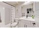 Bathroom featuring modern fixtures and clean, white finishes at 3765 W 88Th Ct, Westminster, CO 80031