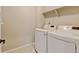 Functional laundry room with modern washer and dryer at 3765 W 88Th Ct, Westminster, CO 80031