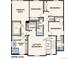 Upper level floor plan showcasing bedrooms, bathrooms, laundry, and an owner's suite at 13920 Hanging Lake St, Parker, CO 80138