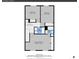 Upstairs floorplan shows 3 bedrooms, 2 bathrooms, and closets at 9930 W Progress Pl, Littleton, CO 80123