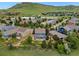 Aerial view showcasing the property within a well-maintained neighborhood at 19067 W 57Th Dr, Golden, CO 80403