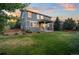 Spacious backyard with lush green lawn at 19067 W 57Th Dr, Golden, CO 80403
