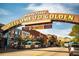 Welcome to Golden sign with downtown businesses and mountains in the background at 19067 W 57Th Dr, Golden, CO 80403