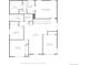Second floor plan with bedrooms, bathrooms, walk-in closet, and laundry area at 19067 W 57Th Dr, Golden, CO 80403