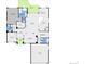 Detailed floor plan showing layout of the house. First floor at 3311 Klondike Pl, Castle Rock, CO 80108