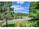 Picturesque view framed by lush trees, showcasing the serene landscape beyond at 3311 Klondike Pl, Castle Rock, CO 80108