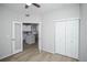 Spacious bedroom with double doors and ample closet space at 6436 Silver Mesa Dr # E, Highlands Ranch, CO 80130