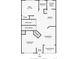 Main floor plan showcasing living room, kitchen, and dining areas at 6436 Silver Mesa Dr # E, Highlands Ranch, CO 80130