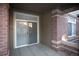 Private patio accessed via sliding glass door at 6436 Silver Mesa Dr # E, Highlands Ranch, CO 80130