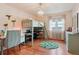 Bedroom with hardwood floors, loft bed and charming decor at 8001 W 57Th Ave, Arvada, CO 80002