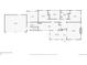 Layout of floor 1 of the residence, showcasing the kitchen, bedrooms, front room and garage at 8001 W 57Th Ave, Arvada, CO 80002