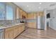 Modern kitchen with stainless steel appliances and granite countertops at 15119 E 119Th Ave, Commerce City, CO 80603