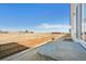 Backyard features new fence, exterior view from door at 200 Lark Sparrow Way, Bennett, CO 80102