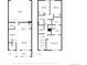 Floorplans for both floors of the house, displaying labels and dimensions at 21528 E 59Th Pl, Aurora, CO 80019