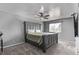 Spacious main bedroom featuring a ceiling fan and carpet flooring providing a comfortable space at 19228 E Arizona Pl, Aurora, CO 80017