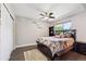 Cozy bedroom with a ceiling fan, natural light, and modern decor at 2898 W 22Nd Ave, Denver, CO 80211