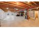 Unfinished basement showcasing open space and exposed ceiling, ready for customization at 21270 E Eldorado Dr, Aurora, CO 80013