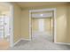 View from room featuring french doors to additional rooms and a bathroom with a shower at 9814 Norfolk St, Commerce City, CO 80022