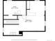 Floor plan of the basement with utility and storage space at 1665 S Madison St, Denver, CO 80210