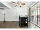 Eat in kitchen with a sliding glass door leading to the outside at 4604 Routt St, Wheat Ridge, CO 80033