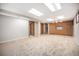 Finished basement with built-in storage at 2527 S Coors St, Lakewood, CO 80228