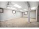 Spacious finished basement with neutral carpeting at 2527 S Coors St, Lakewood, CO 80228