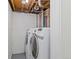 Convenient laundry area in the basement with washer and dryer at 12516 E Alaska Ave, Aurora, CO 80012