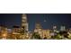 Night view of city skyline at 1727 N Pearl St # 107, Denver, CO 80203