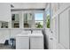 Efficient laundry room with modern washer and dryer at 2143 S Acoma St, Denver, CO 80223