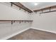 Walk-in closet features carpet and metal shelving along the walls at 6334 Empire Ave, Frederick, CO 80516