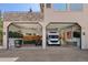 Attached three car garage offers parking, storage, and workspace for projects at 11421 Belle Meade Dr, Conifer, CO 80433