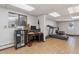 Finished basement with space for an office, a gym and access to an outside entrance at 10101 W 72Nd Ave, Arvada, CO 80005