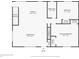 A second floor layout shows a living room, kitchen, two bedrooms, a bathroom, and closet spaces at 11457 Nancys Dr, Conifer, CO 80433