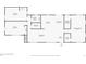 Floorplan showing the layout of the house with labeled rooms and dimensions at 2505 Upham St, Lakewood, CO 80214