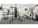 Well-equipped home gym with various workout machines at 2599 Heron Lakes Pkwy, Berthoud, CO 80513